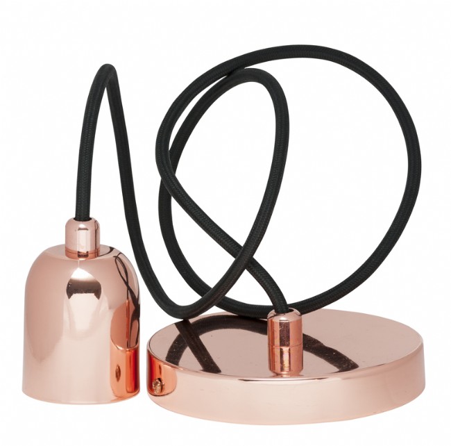 General Eclectic copper bulb holder