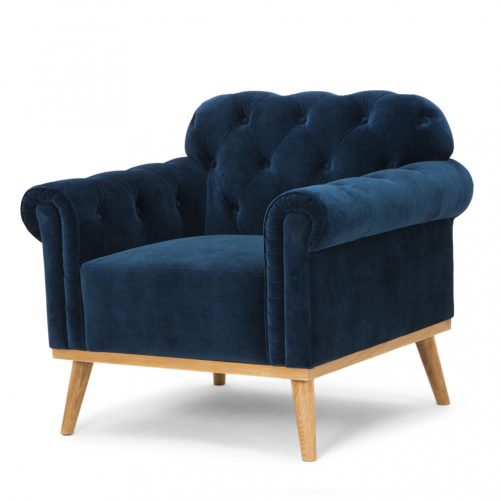 blue chester chair